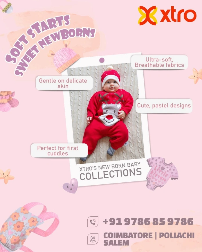 Trending party wear dresses for girls in Coimbatore at XTRO kids fashion store