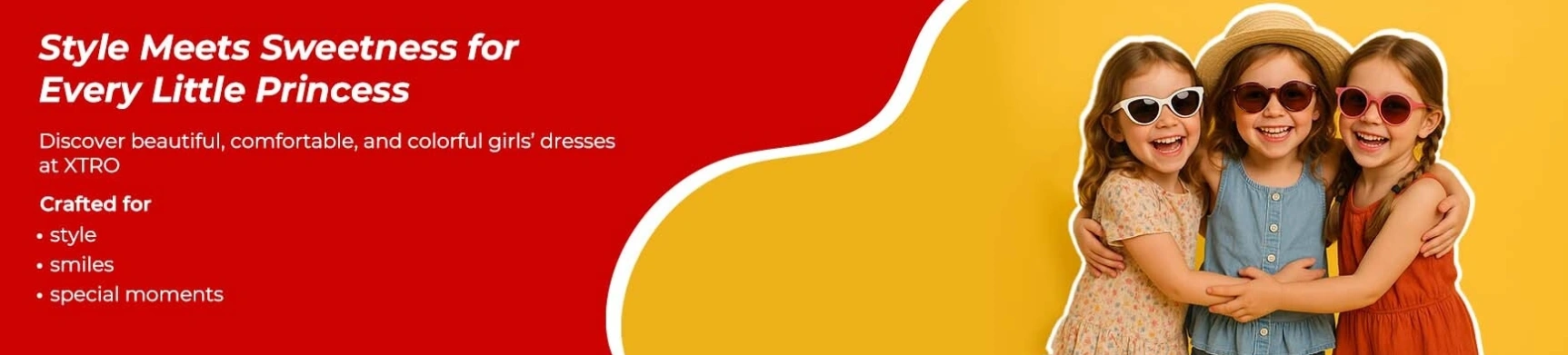 Trending party wear dresses for girls in Coimbatore at XTRO kids fashion store