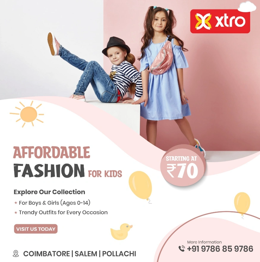 Sportswear store in Coimbatore XTRO sports collection